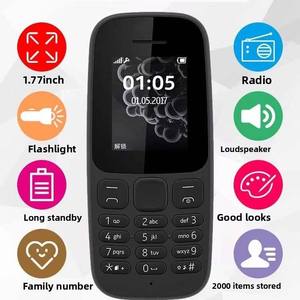 โทรศัพท์มือถือแบบปุ่มกดสำหรับนักเรียน/ผู้สูงอายุ รองรับซิมคู่ หน้าจอ 1.8 นิ้ว พร้อมอุปกรณ์เสริมโทร<span class=keywords><strong>ศัพท์</strong></span>มือถือ ขายส่ง - Product Image 2