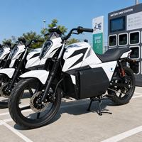 Moto électrique robuste, charge maximale 250 kg, 72 V 45 Ah LFP, 85 km/h, vélo électrique