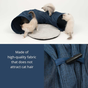 Tente pour animaux de compagnie de haute qualité, modèle « Trois Princesses », tout-en-un, en plastique respirant, rembourrée en polyester, tunnel de couchage pour <span class=keywords><strong>chat</strong></span>, fabriquée en usine - Product Image 4