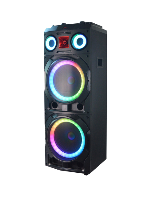 Fashion Design Multifunction Portable Amplifier Speaker Portable Trolley Speaker With LED Light