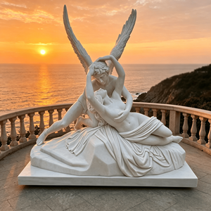 Statue de Poséidon en marbre <span class=keywords><strong>grec</strong></span> sculptée à la main, taille réelle, pour l'extérieur, style classique - Product Image 2