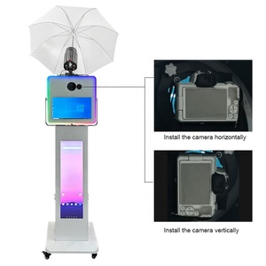 ตู้ถ่ายรูปงานแต่งงานพร้อมขาตั้งจอโฆษณา กล้อง DSLR ตัวเลือกเครื่องพิมพ์ จอ LCD แบบสัมผัส คอมพิวเตอร์ในตัว - Product Image 6