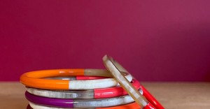 Luxury Artisan Women's Eco-Friendly Trendy Horn Wide <b>Bangle</b> <b>Bracelet</b> Handmade Fashion Jewelry for Wedding & Party at Low Price - Product Image 4
