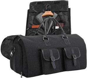 BSCI Factory Custom Carry on Convertible Garment <b>Bag</b> Travel Duffle <b>Bag</b> with Zipper Waterproof <b>Folding</b> Garment <b>Bag</b> for Men Women - Product Image 1