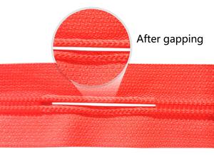 Nylon dây kéo cuộn dây kéo tự động đôi cắt tỉa gapping máy với PLC ,zipperslider làm máy hoàn thành máy - Product Image 2