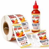 Étiquettes adhésives promotionnelles personnalisées pour bouteilles d'huile cosmétique, résistantes aux UV, en vinyle PVC, découpées sur mesure