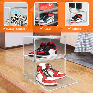 Nhà Máy Tùy Chỉnh Acrylic Rõ Ràng Giày Lưu Trữ Hộp Stackable Túi Xách Hiển Thị Trường Hợp Sneaker Tổ Chức Hộp Giày - Product Image 4