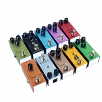 Pédale de guitare électrique Overdrive/Distortion/Chorus/Delay/Tremolo, True Bypass, conception durable pour des sonorités polyvalentes