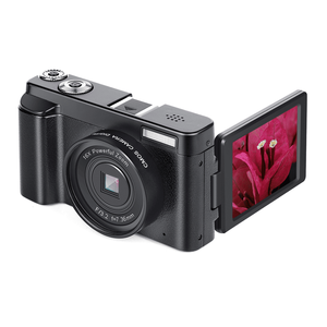 4k máy ảnh kỹ thuật số 48mp CMOS cảm biến Màn hình lật vlogging máy ảnh với tự động lấy nét macro HDMI đầu ra - Product Image 1