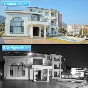 Kamera <span class=keywords><strong>IP</strong></span> kubah HD 8MP PoE 4K, tahan Vandal, lensa AF bermotor Zoom 5X luar ruangan 2.7 ~ 13.5mm mikrofon bawaan, penglihatan malam B/W 120 kaki - Product Image 5