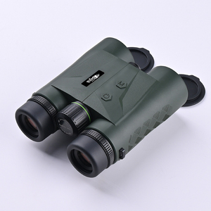 משקפת BIJIA 10x42ED עם מד טווח לייזר לציד 1800 מטר/2400 מטר, עמידות בפני ערפל IP67, דיוק של 1 מטר, מבנה מתכת, שחור, 940 גרם - Product Image 6