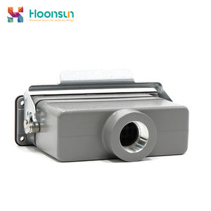 HoonsunヘビーデューティパワーコネクタHE-48 48A 230/400V IP68両面固定防水エアラインプラグレセプタクルホットランナー - Product Image 3