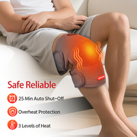 Enveloppe chauffante et massante électrique USB pour le genou, soulagement portable de la douleur pour l'arthrite, cadeau idéal pour les parents et la récupération des athlètes