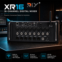Mixer Digital XR16 16 Kanal Peralatan Audio Suara dengan 8 Modul WiFi Terintegrasi yang Dapat Diprogram dan Perekam Stereo USB