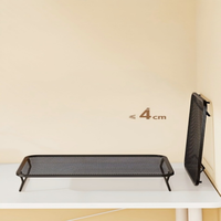 Support pliable en métal pour ordinateur portable, rehausseur d'écran réglable en hauteur, support portable pour ordinateur portable, organisateur de bureau pour la maison et le bureau