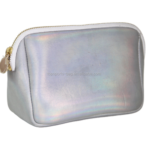 High Quality Fashion Silver Shiny Laser Neoprene Cosmetic <strong>Bag</strong> <strong>Glitter</strong> Makeup <strong>Bag</strong> for Women - Product Image 2