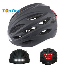 Top One Fiets Helm Venta al por mayor Sport Signal Lights Urban Adultos Hombres Road Mountain Cycle Bike Casco de bicicleta - Product Image 3