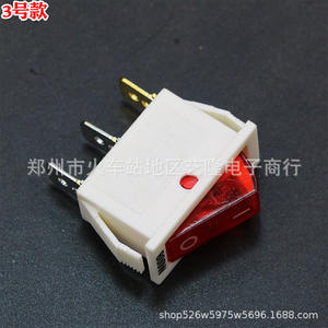 Interrupteur pour wok électrique Kcd3 16A 250V SPST avec pieds en cuivre éclairés pour poêle électrique - Product Image 3