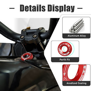 Cubierta Protectora <span class=keywords><strong>de</strong></span> Aluminio Roja para el Interruptor <span class=keywords><strong>de</strong></span> Encendido, para Can-Am Spyder <span class=keywords><strong>Serie</strong></span> F3, Accesorios para Motocicleta - Product Image 3
