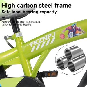 Bicicletta per Bambini da 18 Pollici con Rotelle, Sella e Manubrio Regolabili per Bambini 5-10 Anni, MOQ Basso, Ordini Misti Accettati - Product Image 5