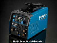 Nouvelle soudeuse à inverter portable 4-en-1 ROLWAL avec écran LCD, pour soudage MIG, fil fourré et Lift, 160A, cycle de service 40%