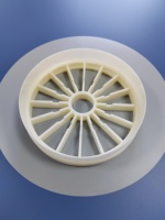 4040 Bienenstock-Perforierte Endkappe ABS Elfenbeingrün Farbe Industrielle Wasseraufbereitung RO-Membranteile
