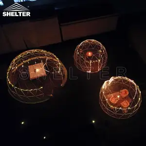 Dôme <span class=keywords><strong>de</strong></span> <span class=keywords><strong>jardin</strong></span> transparent, tentes dômes transparentes <span class=keywords><strong>de</strong></span> <span class=keywords><strong>4</strong></span>-5-6 m <span class=keywords><strong>de</strong></span> diamètre - Product Image 1