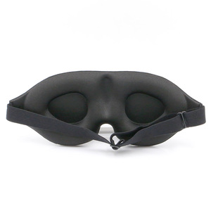Masque oculaire de sommeil arrondi 3D <span class=keywords><strong>pour</strong></span> femmes et hommes, <span class=keywords><strong>bandeau</strong></span> avec bouchons d'oreilles et pochette en soie - Product Image 6