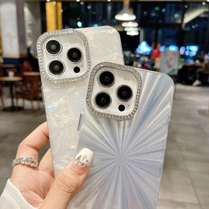 Stile coreano nuovo design Girly increspatura acqua <span class=keywords><strong>bianca</strong></span> custodia per telefono per <span class=keywords><strong>iPhone</strong></span> 17 16 15 14 13 12 <span class=keywords><strong>11</strong></span> Pro Max Carcasa De Celulares - Product Image 4