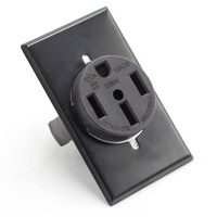 Prise de courant encastrée NEMA 14-50R 50A 250V, 3 pôles 4 fils, fiches et prises industrielles