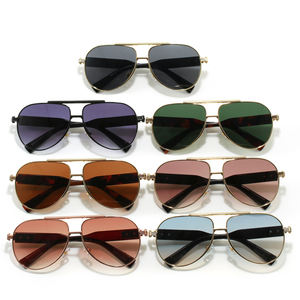 Gafas de Sol Retro de Lujo 2025 con Protección UV400, Doble Barra y Logotipo Personalizado de Marca de Diseñador 2026 - Product Image 4