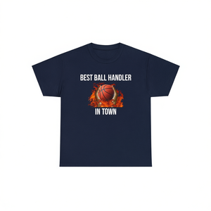 ผู้จัดการลูกบาสเก็ตบอลที่ดีที่สุดในเมือง เสื้อยืดบาสเก็ตบอล ของขวัญมีมตลกๆ - Product Image 1