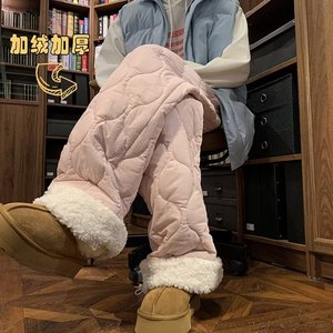 Pantalones de Invierno para Hombre, Ligeros, Resistentes al Frío, de Poliéster y Dacrón, Térmicos, con Estampado de Calabaza, Impermeables, de Pierna Recta, Forrados de Forro Polar - Product Image 2