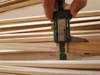 China Jialiduo madera 2023 Venta caliente Paulownia madera triángulo tiras de madera