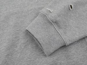 All'ingrosso cotone 100% 400G sovradimensionato rivetto lavato buco rotto felpe da <span class=keywords><strong>uomo</strong></span> <span class=keywords><strong>con</strong></span> <span class=keywords><strong>cappuccio</strong></span> Streetwear <span class=keywords><strong>con</strong></span> Logo ricamato - Product Image 3