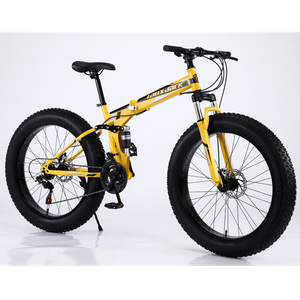 Bicicletta da Spiaggia e Neve 20-26 Pollici, 21 Velocità, Pneumatici Larghi, Doppio Freno <span class=keywords><strong>a</strong></span> Disco, Bici Fuoristrada con Pneumatici Larghi - Product Image 4