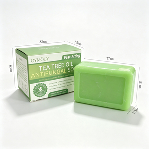 Savon antifongique à l'huile d'arbre à thé pour le lavage des mains, savon solide médicamenteux pour adultes, tous types de peau - Product Image 2