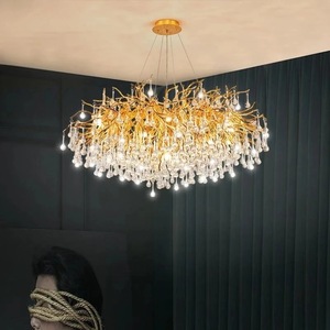<span class=keywords><strong>Lampadario</strong></span> <span class=keywords><strong>LED</strong></span> di Lusso Personalizzato OEM/ODM per Decorazione Interna, Hall di Hotel, Sale Banchetti, Grande <span class=keywords><strong>Quadrato</strong></span> o Rotondo - Product Image 3
