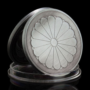 Phượng Hoàng Nhật Bản cổ mạ bạc đồng xu truyền thống Chim nghệ thuật lưu niệm sưu tập kỷ niệm - Product Image 2