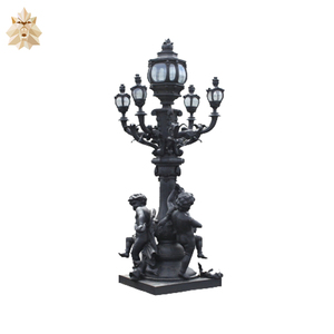 <span class=keywords><strong>Lampadaire</strong></span> en fer pour décoration de rue au design moderne lampadaires en <span class=keywords><strong>fonte</strong></span> de jardin d'extérieur NTILP-007R - Product Image 2