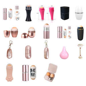 Rodillo absorbente de aceite facial lavable natural con control de aceite de metal, rodillo absorbente de aceite de piedra volcánica - Product Image 2