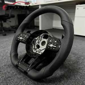 Volant de voiture en cuir personnalisé haut de gamme pour Mercedes-Benz a C E S W205 W213 W222 W177 CLA GLA GLC GLE GLS GLE Series - Product Image 3