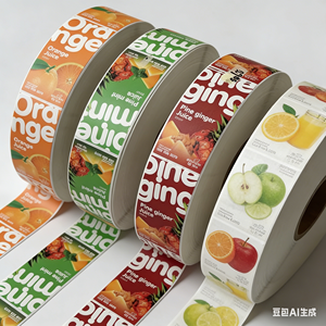 Etiqueta Adhesiva Personalizada con Logotipo para Botellas de Jugo, Etiqueta para Envases de Alimentos y Bebidas - Product Image 4