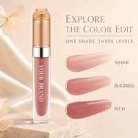Gloss à lèvres illuminant 5ml en tubes – Maquillage naturel longue tenue pour usage quotidien