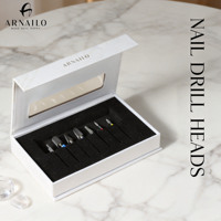 Jeu de 7 embouts de ponceuse à ongles universels en carbure de tungstène 3/32, professionnels et sécurisés, pour le retrait de gel acrylique