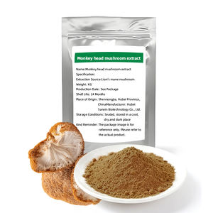 <span class=keywords><strong>Hericium</strong></span> séché de qualité alimentaire extrait de champignon crinière de lion poudre à base de plantes variété de myrtille vitamine bouteille active récipient en verre à tambour - Product Image 1