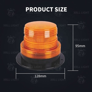 Đèn báo hiệu khẩn cấp xe tải, đèn flash trắng hổ phách đỏ xanh 12V, đèn strobe gắn nóc, đèn cảnh báo xoay, đèn <span class=keywords><strong>LED</strong></span> cảnh báo cho máy kéo - Product Image 6