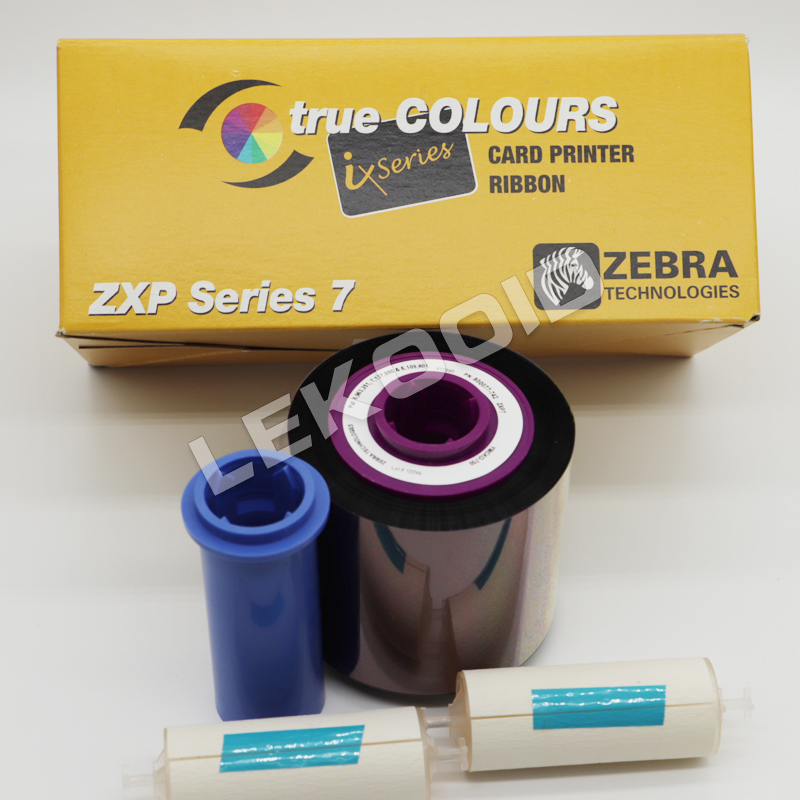 Zebra ZXP Series 7 ID Printer Ribbon 800077-742 Ymcko Color