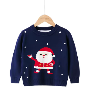 Pull de Noël pour fillettes, vêtements d'hiver à manches longues, tenue chaude pour enfants, pulls pour tout-petits - Product Image 3