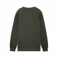 AiNear Vente en gros, conception de logo personnalisé, OEM et ODM, pull en cachemire et coton de haute qualité à manches longues et col rond pour homme